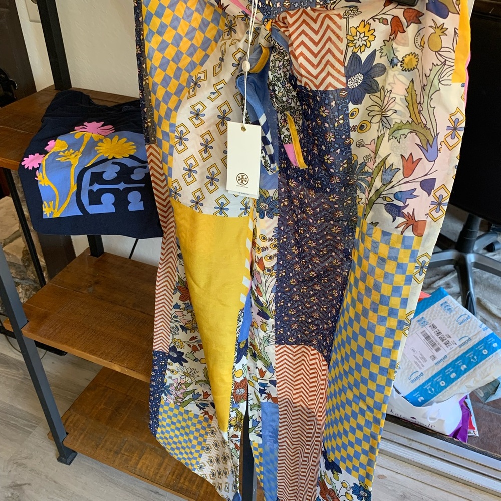 Tory Burch palazzo pants and matching tee shirt